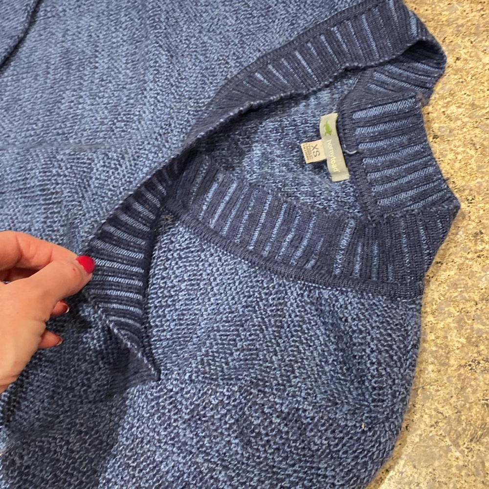 Horny Toad Blue Merino Wool Long Sleeve Sweater XS - Picture 4 of 15